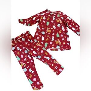 Baby Girl H&M Christmas Outfit Leggings And Top Set Size 12-18m